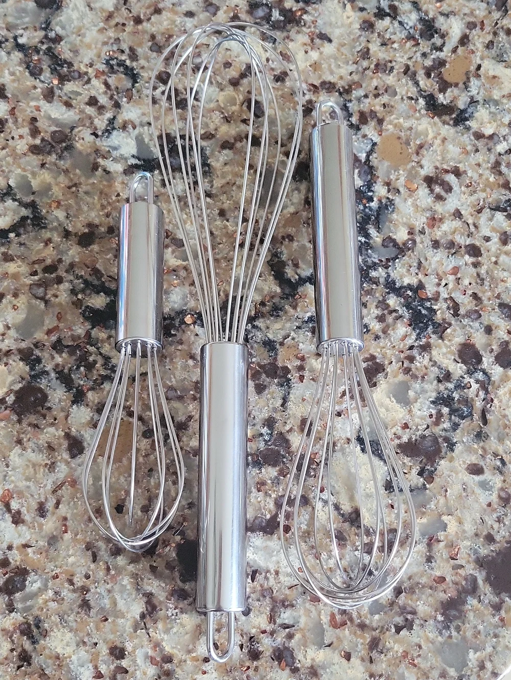 Stainless Steel Whisk Set - Silver NEW